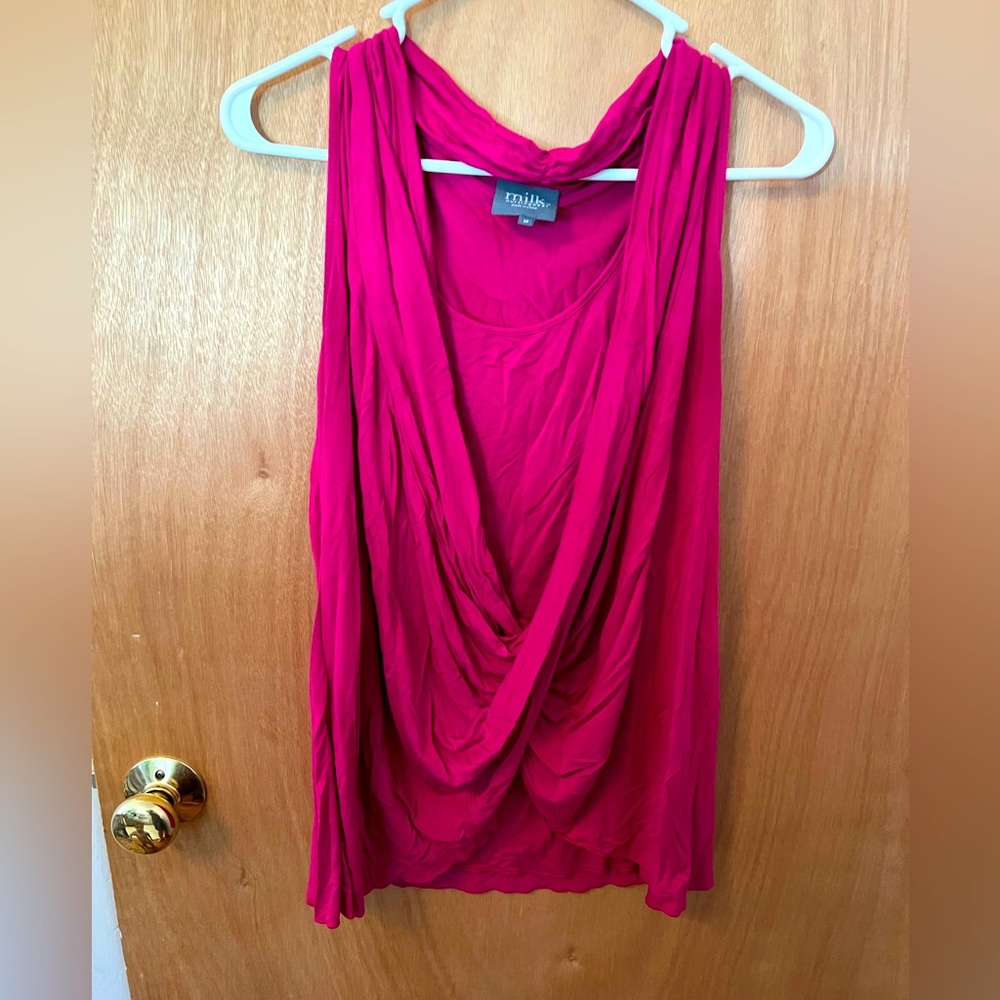 Milk nursingwear hot pink nursing shirt